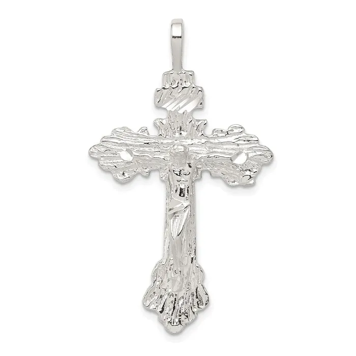 Sterling Silver Crucifix Pendant TreasureFineJewelers Necklaces