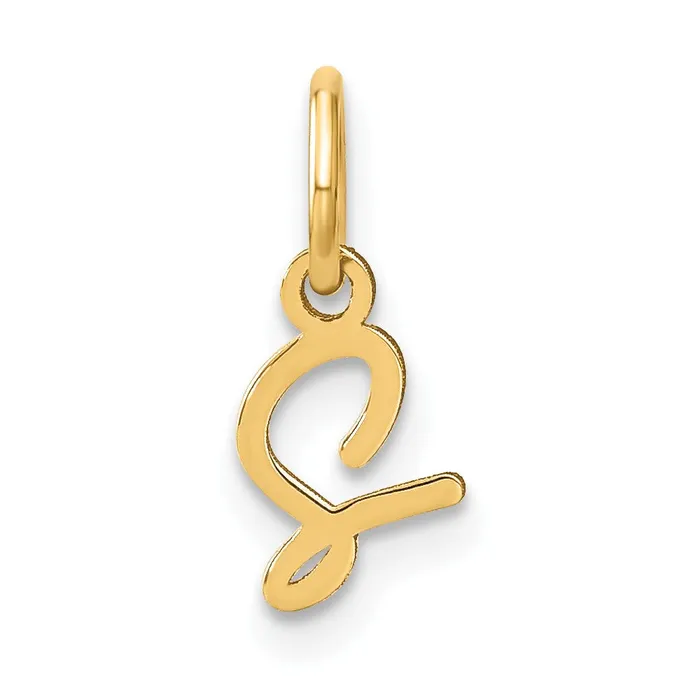 Sterling Silver Goldplated Upper case Letter S Initial Charm TreasureFineJewelers Necklaces Sterling Silver Goldplated Upper case Letter S Initial Charm TreasureFineJewelers Necklaces