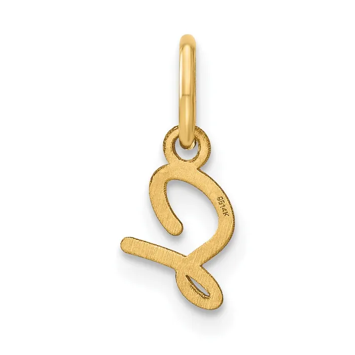 Sterling Silver Goldplated Upper case Letter S Initial Charm TreasureFineJewelers Necklaces
