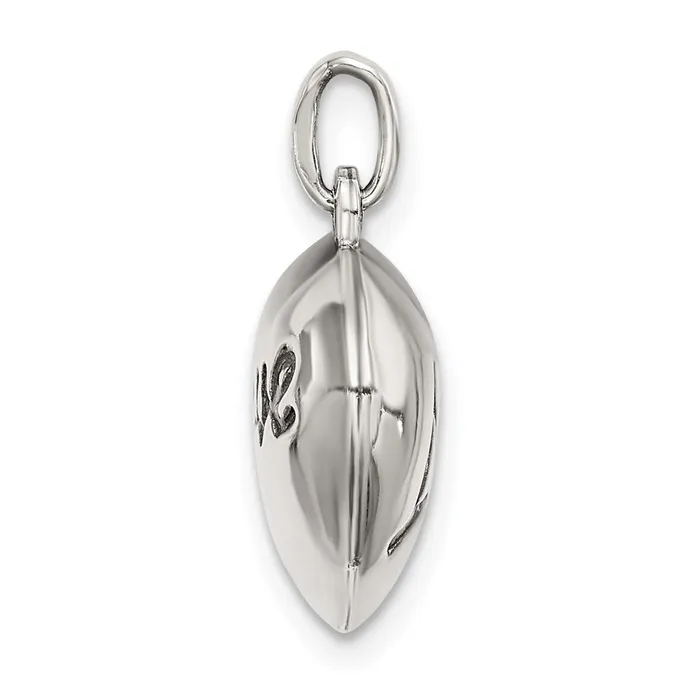 Sterling Silver Love Puffed Heart Charm TreasureFineJewelers Rings