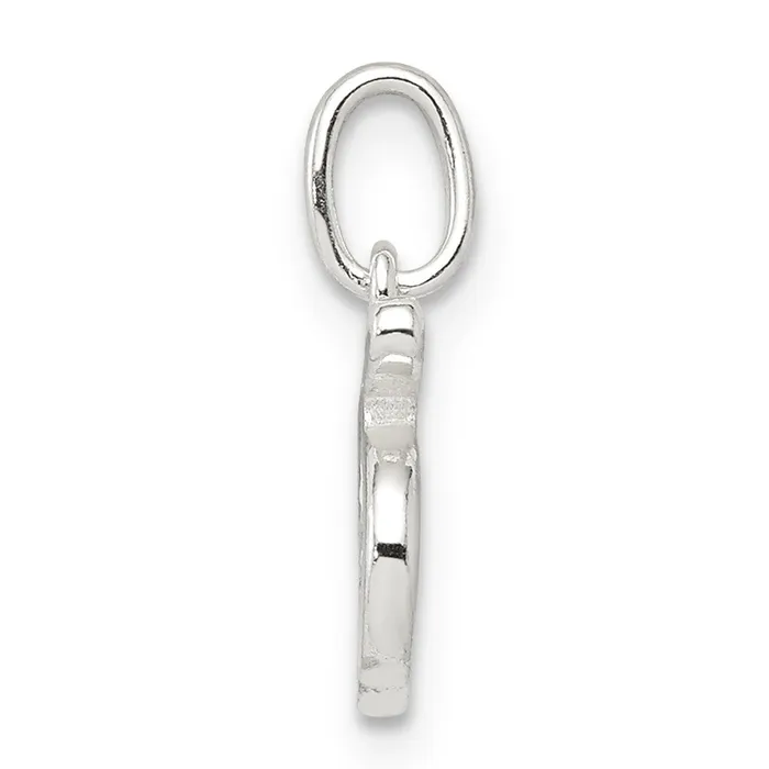 Sterling Silver Polished 25 Charm TreasureFineJewelers Rings