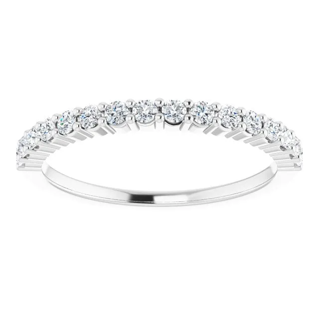 TreasureFineJeweler Rings 14K White 13 CTW Natural Diamond Anniversary Band