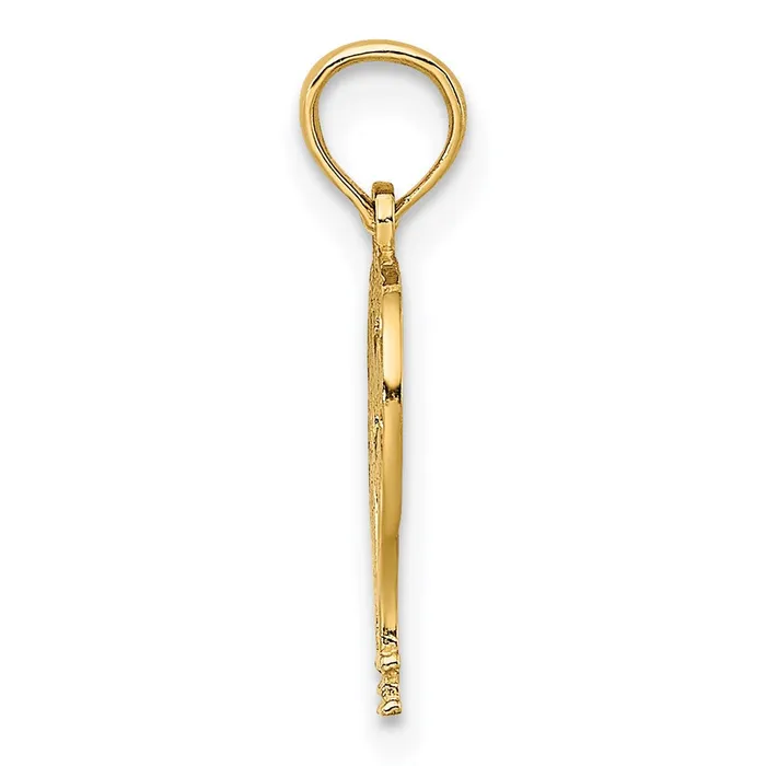 TreasureFineJewelers Charm Necklaces 14K CutOut Flat Hot Air Balloon Charm
