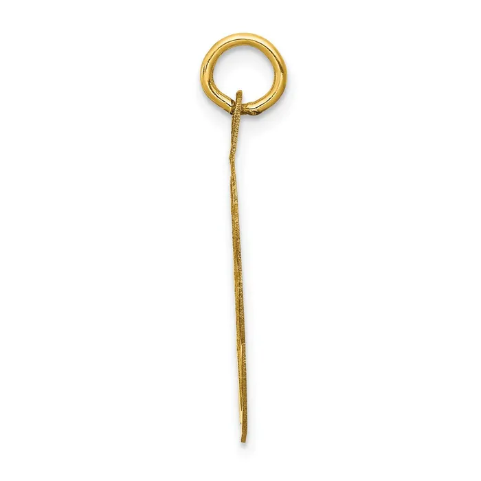 TreasureFineJewelers Charm Necklaces 14k Yellow Gold GRADUATION DAY Charm