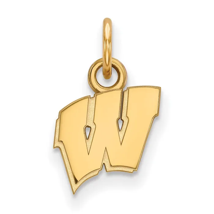TreasureFineJewelers Necklaces 10K Yellow Gold University of Wisconsin XS Pendant TreasureFineJewelers Necklaces 10K Yellow Gold University of Wisconsin XS Pendant