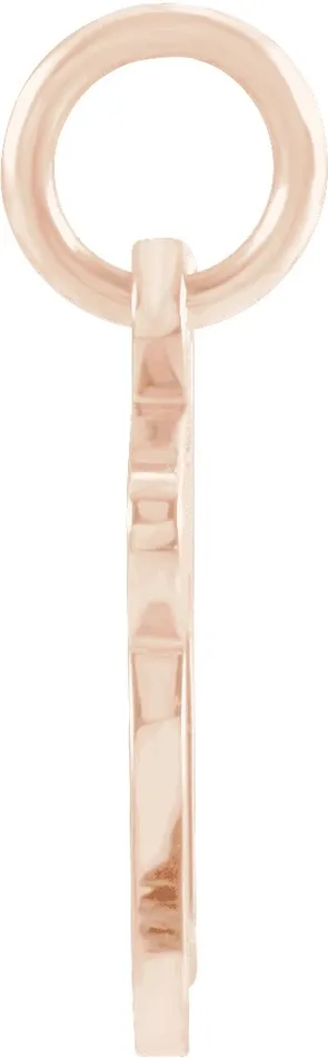 TreasureFineJewelers Necklaces 14K Rose Gold Chai Pendant