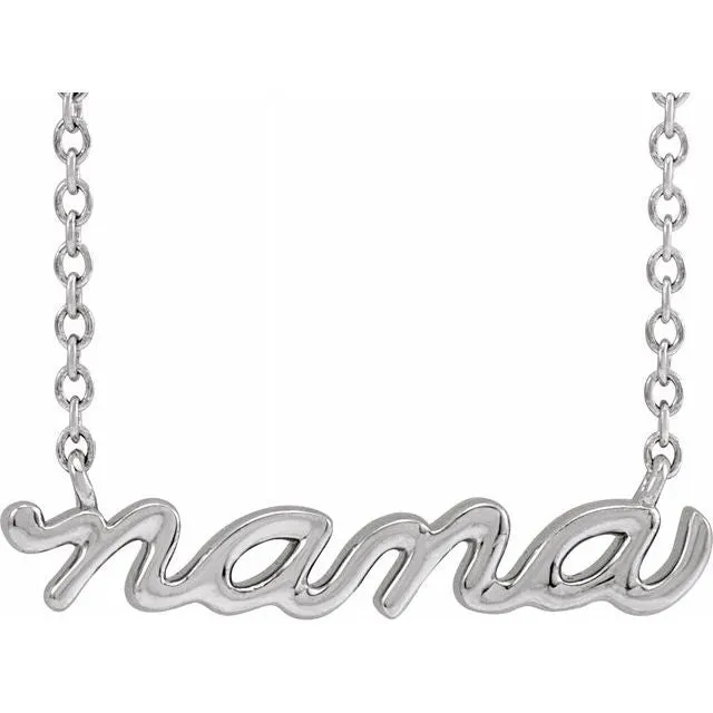TreasureFineJewelers Necklaces Platinum 1957x461 mm Nana 18 Necklace