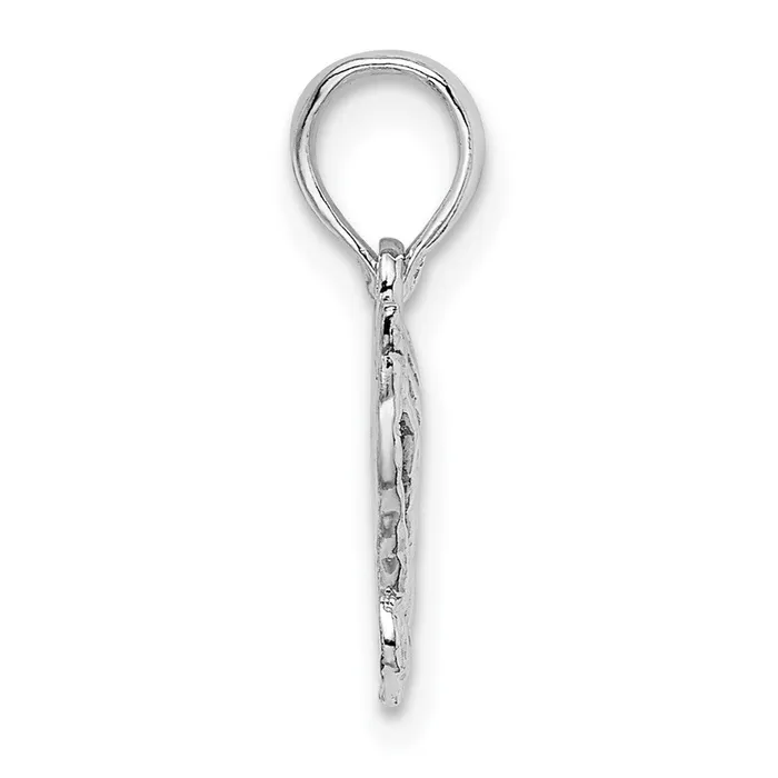 TreasureFineJewelers Necklaces Sterling Silver Polished Praying Hands Pendant