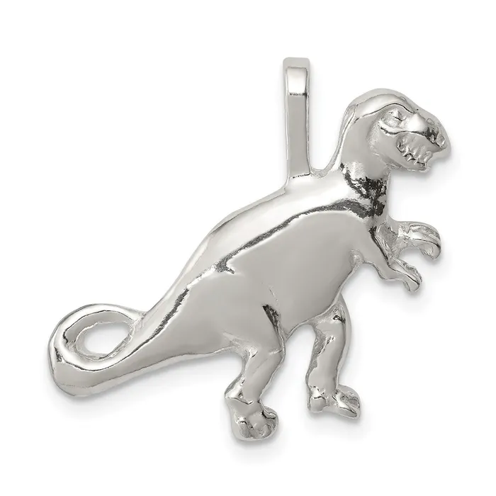 TreasureFineJewelers Necklaces Sterling Silver TRex Pendant