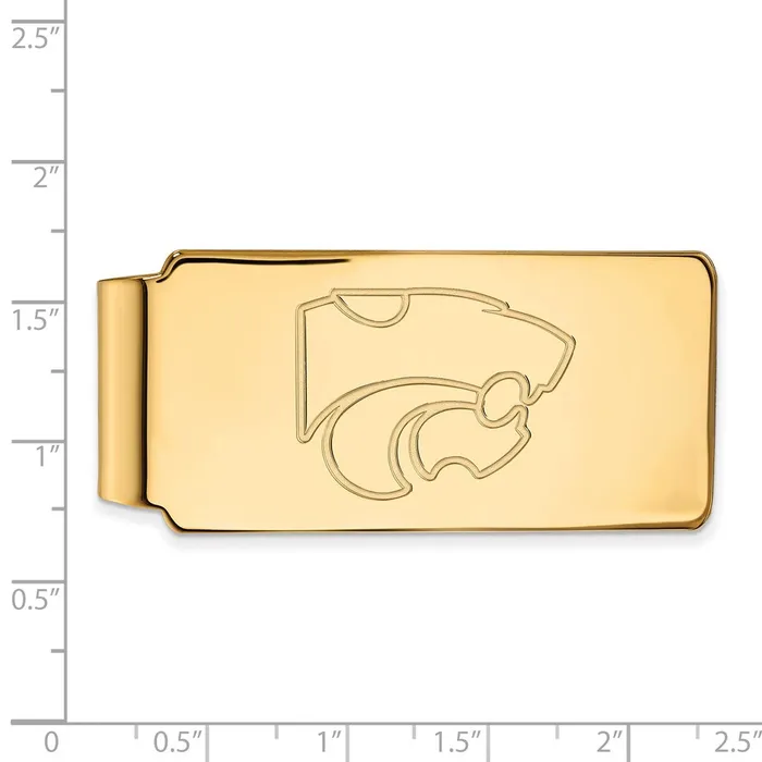 TreasureFineJewelers PreStyled Sets 10K Yellow Gold Kansas State University Money Clip