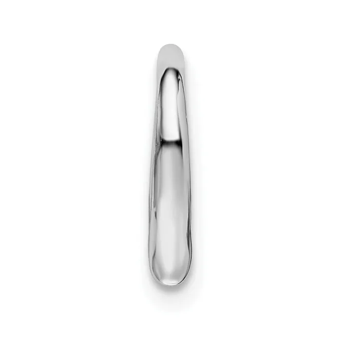 TreasureFineJewelers Sterling Silver Polished Heart Slide Rings