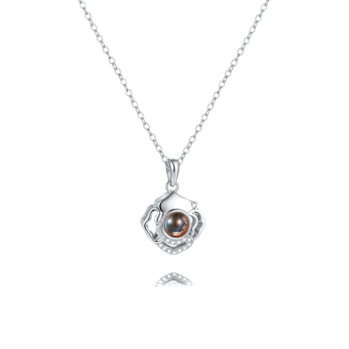 Trendolla Jewelry Custom Photo Chain Necklace Gold Silver Picture Pendant Necklace With Picture Inside Necklaces