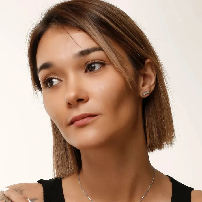 Trendolla Jewelry Earrings Rectangle Earrings The Comet Jewelry Set collection Designed by Tanin
