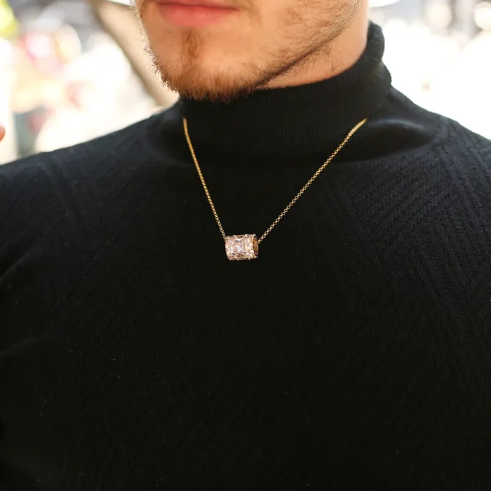 Trendolla Jewelry Necklaces Trendolla Men Imperial Crown Necklace