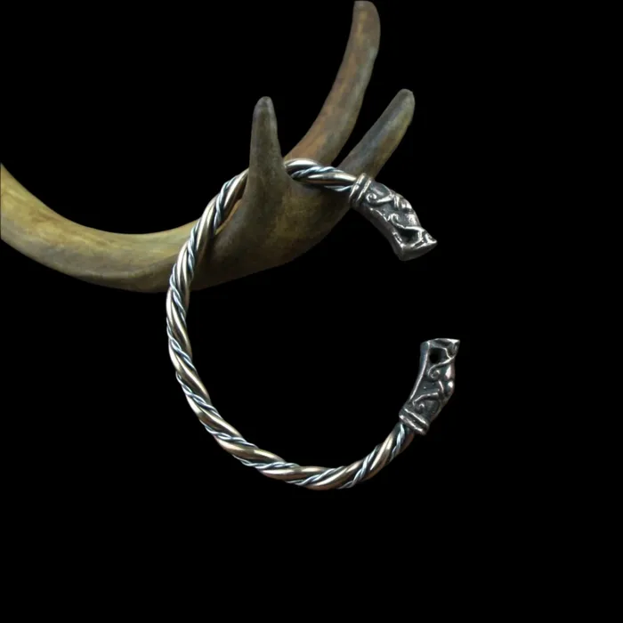 Valhallas silver Sigurd Bracelet in Bronze and Sterling Silver Bracelets