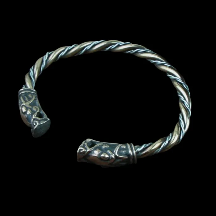 Valhallas silver Sigurd Bracelet in Bronze and Sterling Silver Bracelets