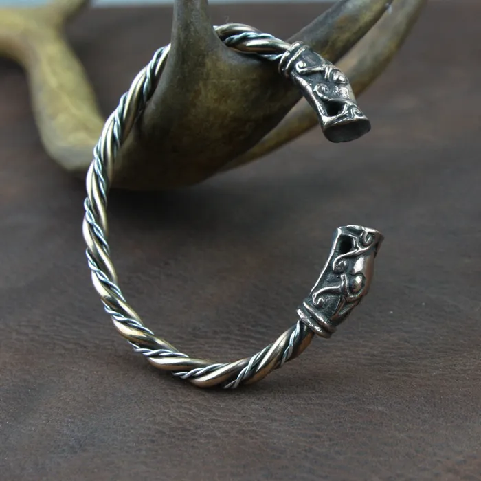 Valhallas silver Sigurd Bracelet in Bronze and Sterling Silver Bracelets