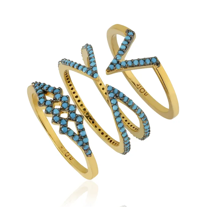 vendorunknown BEAR RIVER STACKABLE RINGS Necklaces